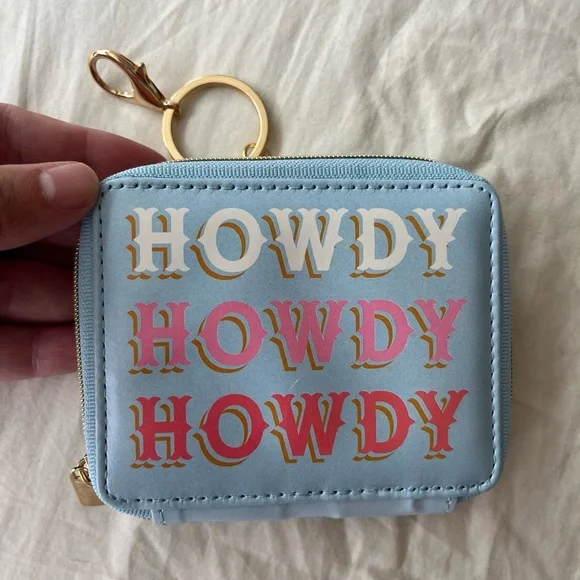 Howdy Howdy Howdy Change Purse Key Chain OS - Picture 3 of 11